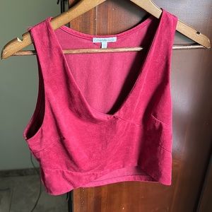 Charlotte Russe velvet top
